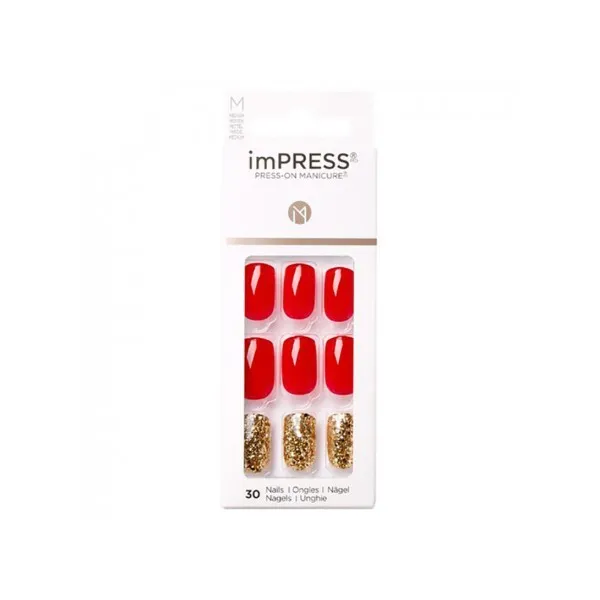 copy of Faux Ongles Impress Press-On Manicure Memories Rouge KIMM08C - imPRESS