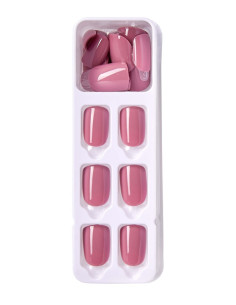 Faux ongles impress press-on manicure rose pétale kimc005 - kiss new york