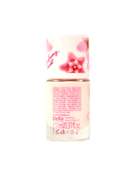 Vernis à ongles porcelaine 2en1 d'origine naturelle 06 lys - delia cos