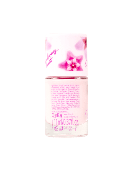 Vernis à ongles Porcelaine 2en1 d'origine naturelle 02 Crème - Delia Cosmetics