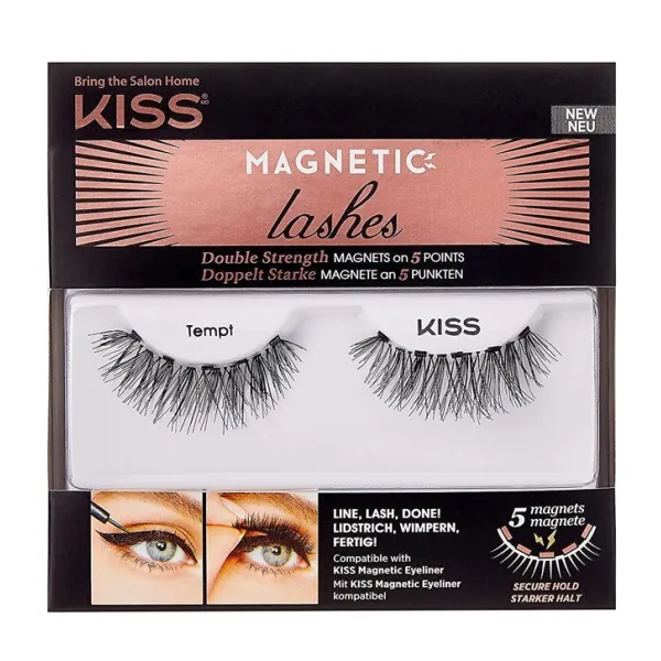 Faux cils magnetic eyeliner kmel02c - kiss new york