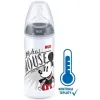 Biberon First Choice Mickey Gris 6-18 Mois 300ml Avec Température Control - nuk