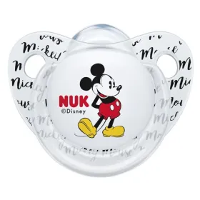 Sucette disney mickey mouse avec boite 6-18 mois transparent - nuk
