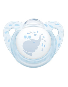 Sucette baby rose & blue avec boite 0-6 mois bleu -nuk