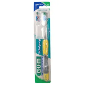Brosse à Dents Technique Compacte Medium 493 Jaune-Gum