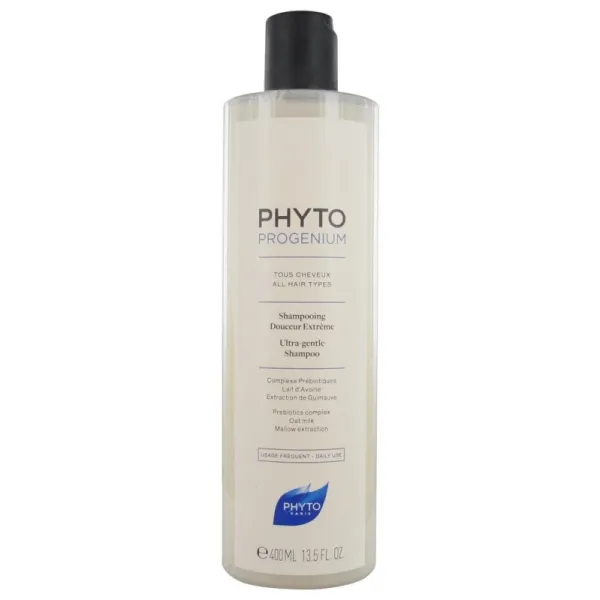 Phytoprogenium shampooing douceur extrême tous cheveux 400ml -phyto