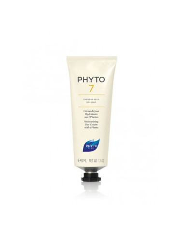 Phyto 7 Crème de jour hydratante cheveux secs 50 ml | Cosmetique.tn