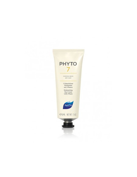 Phyto 7 Crème de jour hydratante cheveux secs 50 ml | Cosmetique.tn