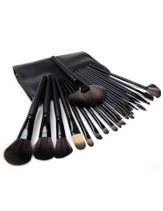 Kit de pinceaux de maquillage professionnels noir 32 pièces -naked 3