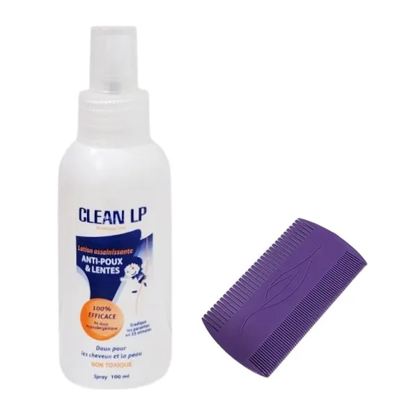 Clean lp lotion assainissante anti-poux 100 ml - xen