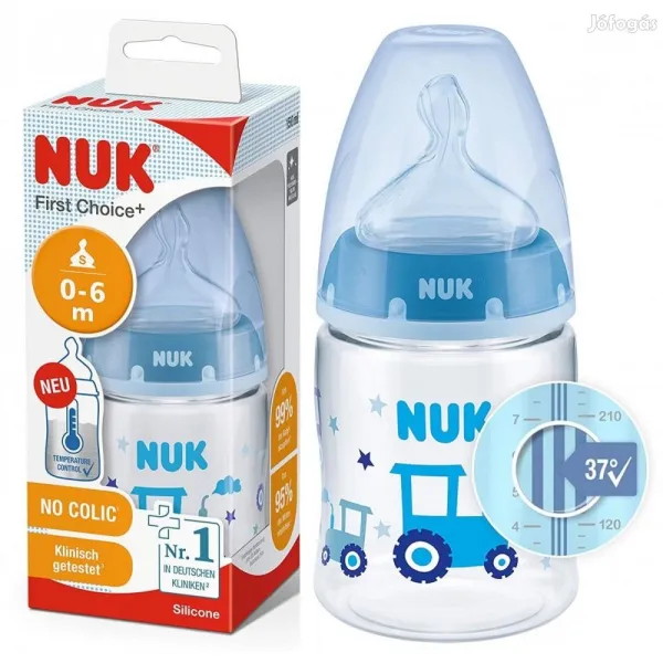Nuk First Choice Plus Biberon 150 ml Bleu 