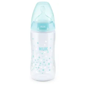 Biberon first choice + Température Control 300 Ml bleu étoile - Nuk