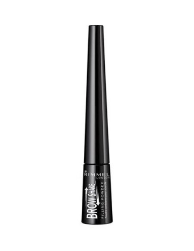 Poudre sourcils Brow Shake Filling Powder 004 Black | Rimmel London