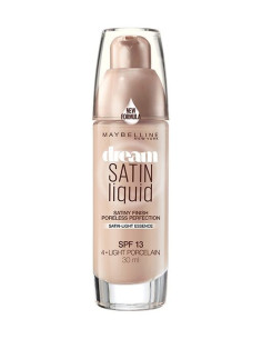 Dream satin liquid spf13 fond de teint 4 light porcelain 30ml -maybelline
