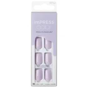 Faux ongles impress press-on manicure picture purplect kimc007c - kiss new york