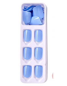 Faux ongles impress press-on manicure baby why so blue kimc015c - kiss new york
