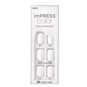 Faux ongles impress press-on manicure frosting kimc019c - kiss new york