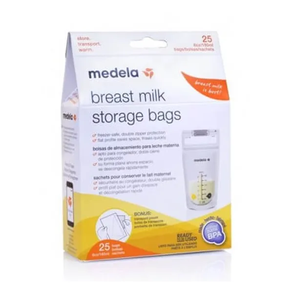 Sacs de stockage du lait maternel 25pcs-medela