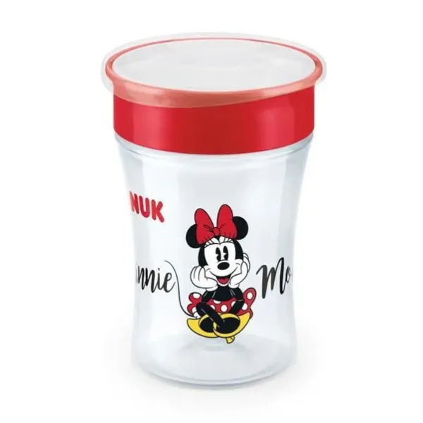 Magic cup disney baby minnie mouse rouge 230 ml 8 mois et + -nuk