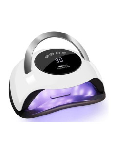 Sun bq5t led lampe uv nails sèche-120w lampe pour manucure nail gel vernis uv lumière séchage-waxess