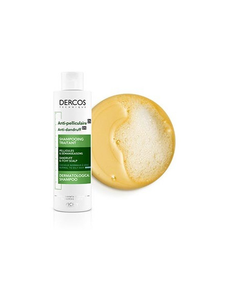 Vichy Dercos shampoing anti-pelliculaire cheveux normaux à gras 200 ml
