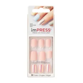 Faux ongles impress press-on manicure rose bipa040ce - kiss new york