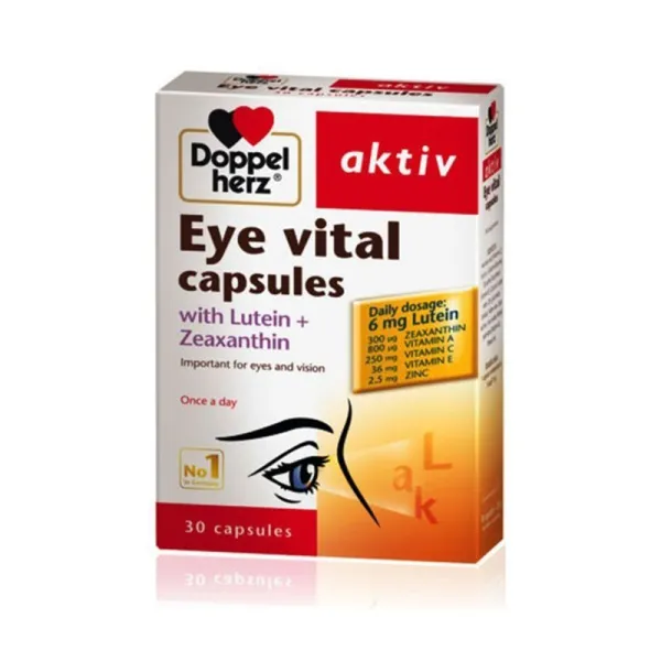 Aktiv vital yeux 30 capsules -doppel herz