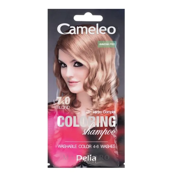 Shampoing colorant 7.0 blond 40 ml-delia cameleo