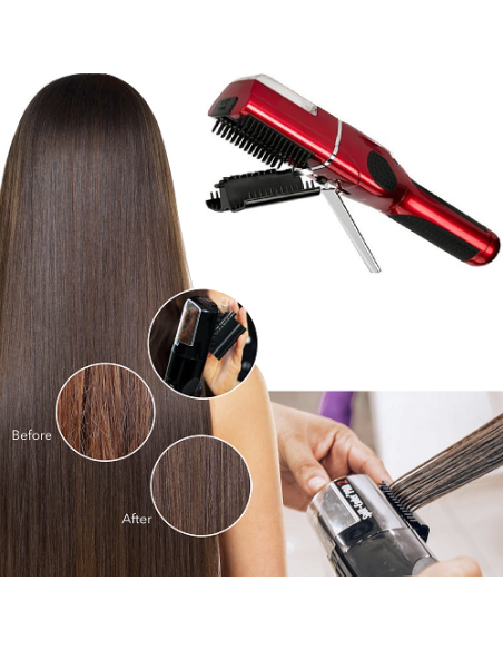 Coupe-fourches sans fil Split End Hair Trimmer — rouge