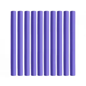 Bigoudis grand modèle souple éponge rouleaux 10 pcs violet