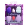 Coffret éponge fruit collection 6 pcs mauve -ruby face