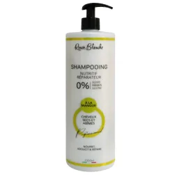 Shampooing réparateur professionnel cheveux abimés & secs sans sulfate sans parabène 1l - renée blanche