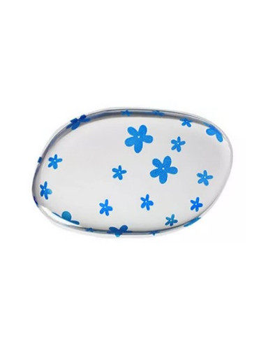Huda Beauty Applicateur silicone bleu à fleurs