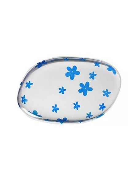 Huda Beauty Applicateur silicone bleu à fleurs