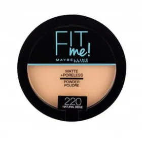 Fit me poudre compacte matifiante 220 natural beige -maybelline