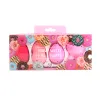 Coffret éponge donut worry be happy 3 éponge & support rose- ruby face