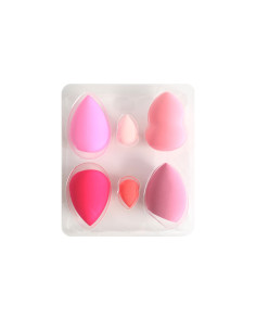 Coffret éponge fruit collection 6 pcs rose -ruby face