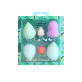 Coffret éponge fruit collection 6 pcs vert -ruby face