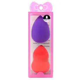 Lot 2 éponge fond de teint mauve & corail - ruby face