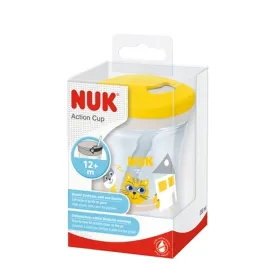 Action cup 230 ml avec paille 12 mois+ jaune -nuk