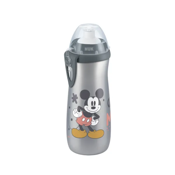 Disney mickey sports cup 450ml gris + 24 mois - nuk