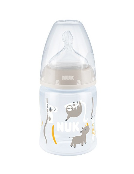 NUK First Choice+ | biberon 150 ml gris Temperature Control