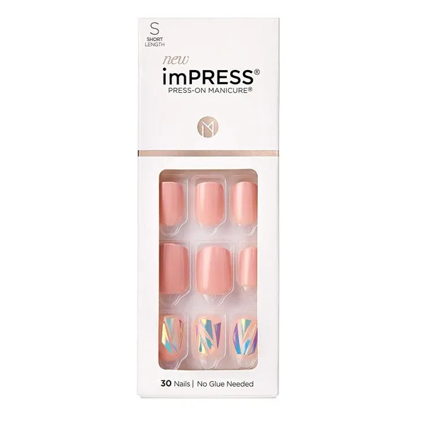 Faux ongles impress press-on manicure nails kim014c - kiss new york