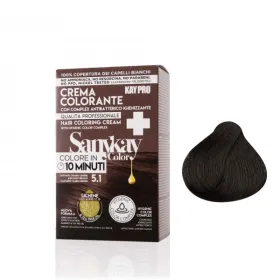 Crème colorante express châtain clair doré cendré 5.1-60 ml- Sany Kay