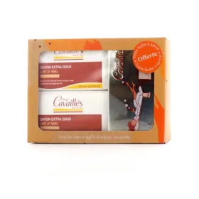 Pack savon extra doux lait et miel peaux sensibles - Rogé Cavaillès