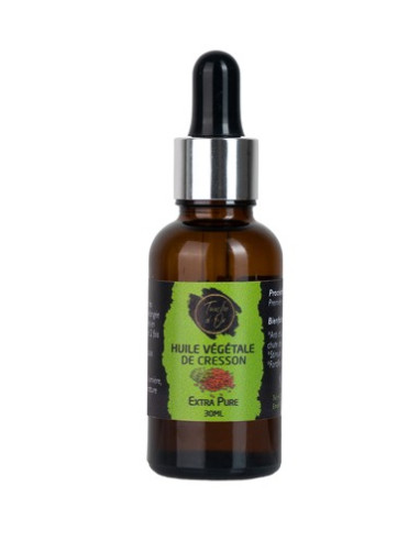 Huile végétale de cresson 30 ml | Touche D’Or