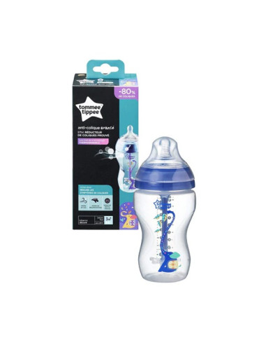 Biberon en PP Bleu Advenced anti-colic 260 ml 0M+ bleu -Tommee Tippee