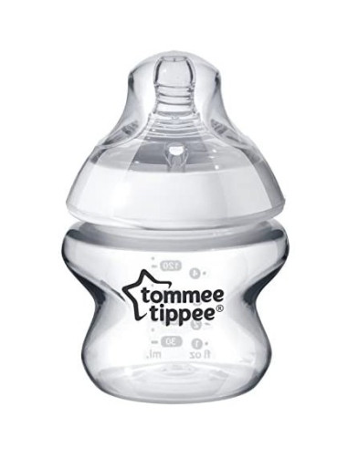 Biberon Closer to Nature en verre 150 ml blanc 0 mois et + | Tommee Tippee