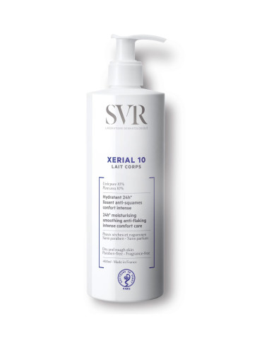 SVR Xerial 10 Lait corps anti-squames 400 ml