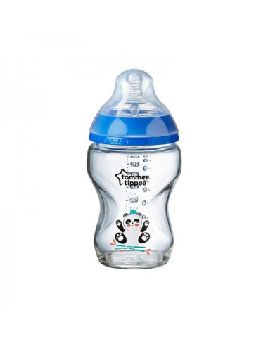 Biberon en Verre Bleu Closer to Nature 250 ml 0M+ -Tommee Tippee | cos